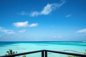 Chambre Double Deluxe, balcon, vue mer | Terrasse/Patio