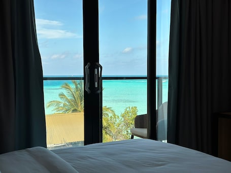 Deluxe Double Room, Balcony, Sea View | Terrace/patio