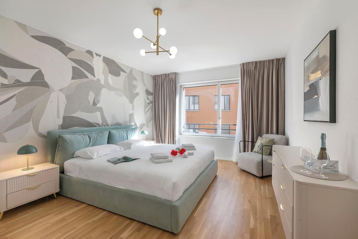 Family Apartment, Multiple Bedrooms (Novos Contrada 5 203) | 1 bedroom, laptop workspace, iron/ironing board, free WiFi