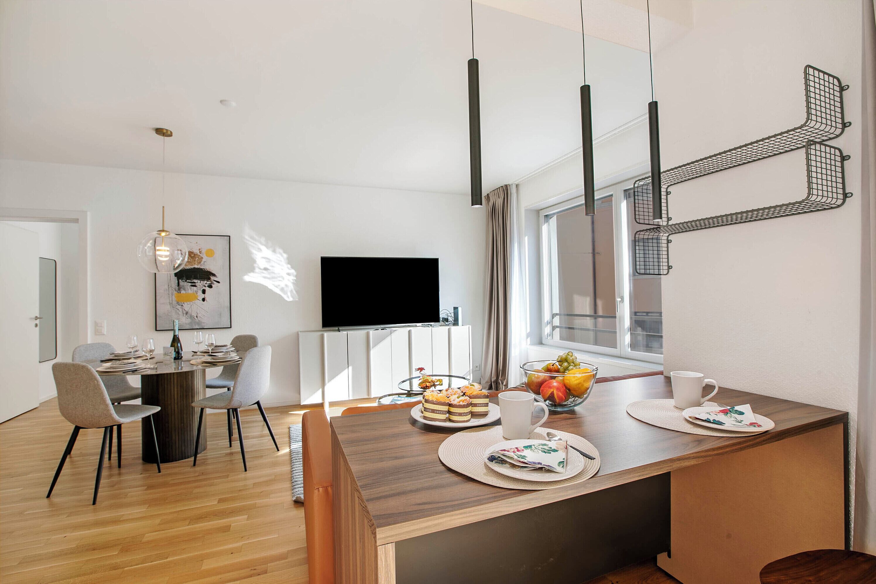 Familieleilighet, 1 soverom, balkong (Novos Contrada 5 203 with Balcony for) | Spiseområde