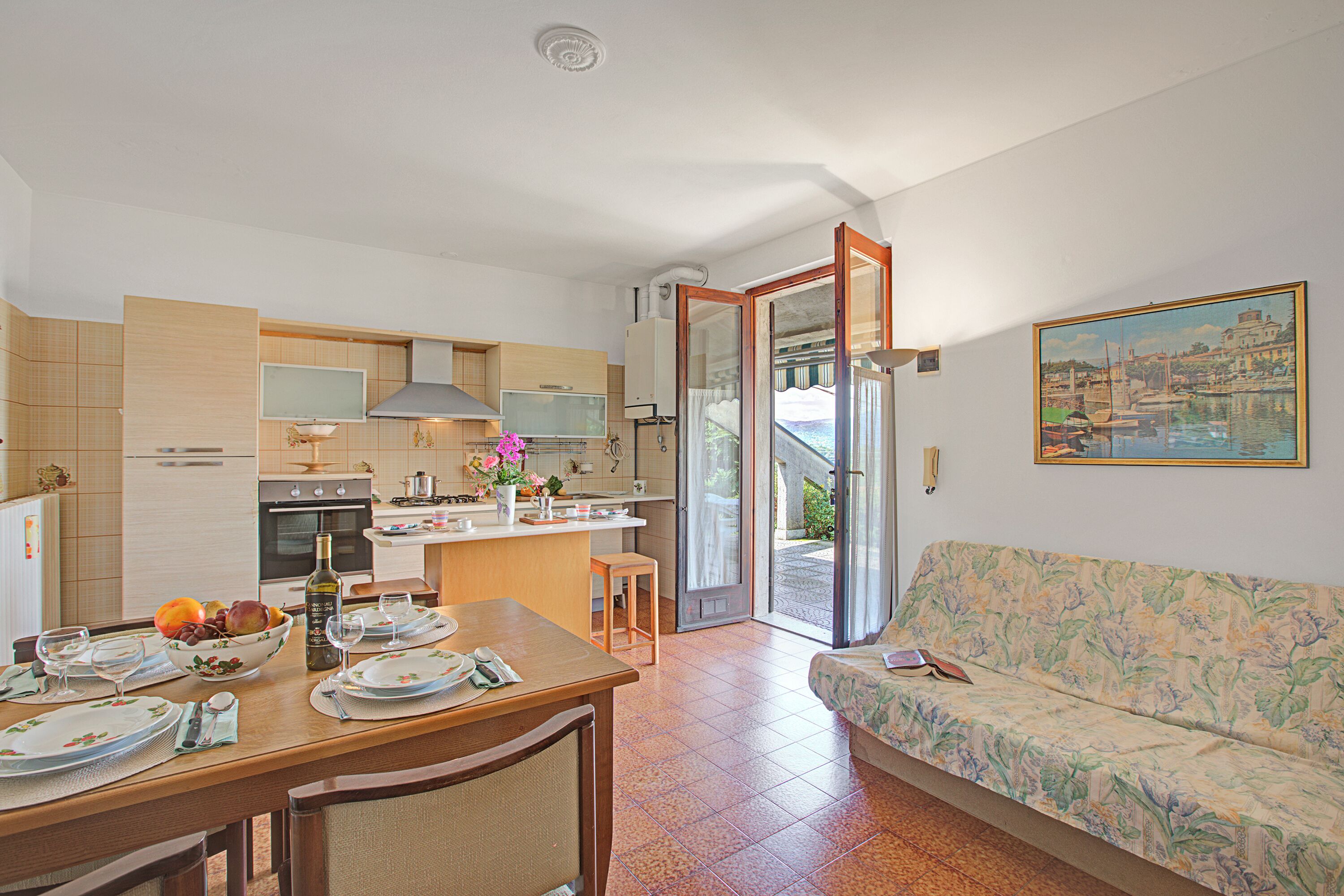 Familienhaus, Mehrere Schlafzimmer, 2 Bäder, Bergseite (Casa Virginia) | Wohnbereich