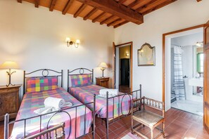 Family Apartment, Multiple Bedrooms, Mountainside (Villa Salivolpe Amazing Chianti View) | 9 bedrooms, iron/ironing board, free WiFi, bed sheets