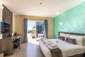 Studio Familial, vue mer (Ta'Battista B&B with pool Wied) | Vue de la chambre