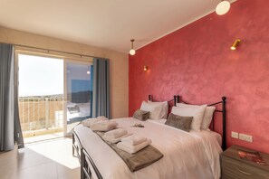 Familjestudio - havsutsikt (Ta'Battista B&B with pool Il-Wilġa) | Utsikt från rummet