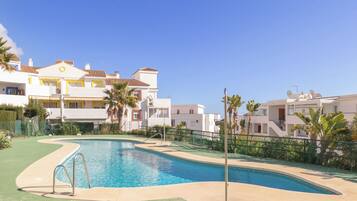 Family Apartment, Multiple Bedrooms, 2 Bathrooms, Mountainside (Riviera direct pool access) | Pool | Seasonal outdoor pool