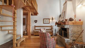 Een 21-inch flatscreentelevisie met kabelzenders en televisie