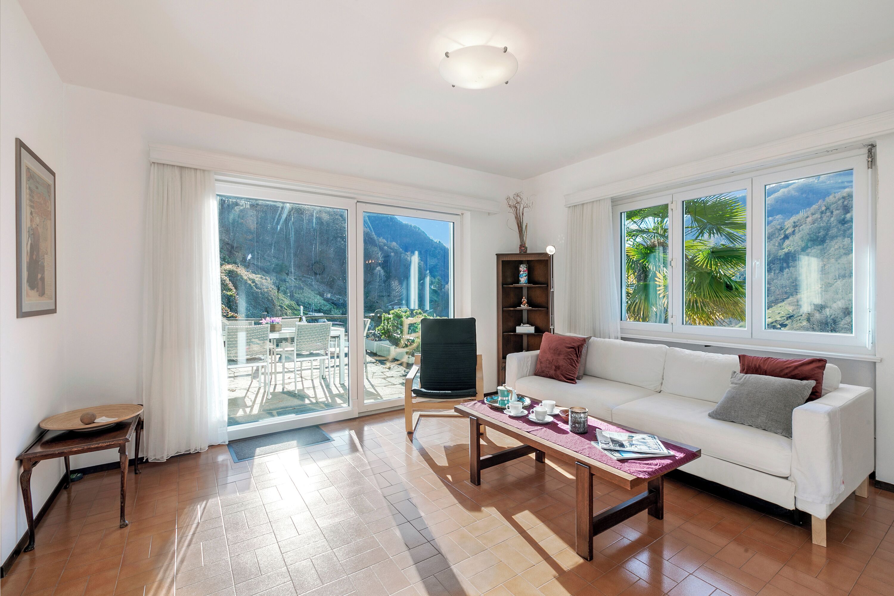Appartement Standard, plusieurs chambres, 2 salles de bains, côté montagne (Castel In Aria 2) | Coin séjour