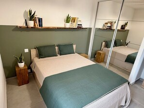 1 bedroom, iron/ironing board, travel crib, free WiFi