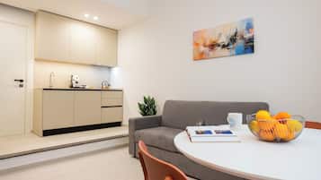 Deluxe apartman | Nappalirész | Síkképernyős tévé