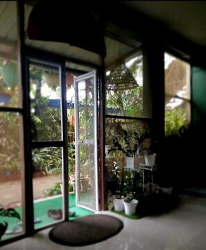 Interior entrance