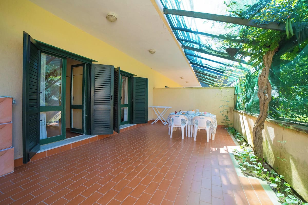 Family Apartment, Multiple Bedrooms, Sea Facing (Alba Apartment with Pool and Sea) | Terrace/patio