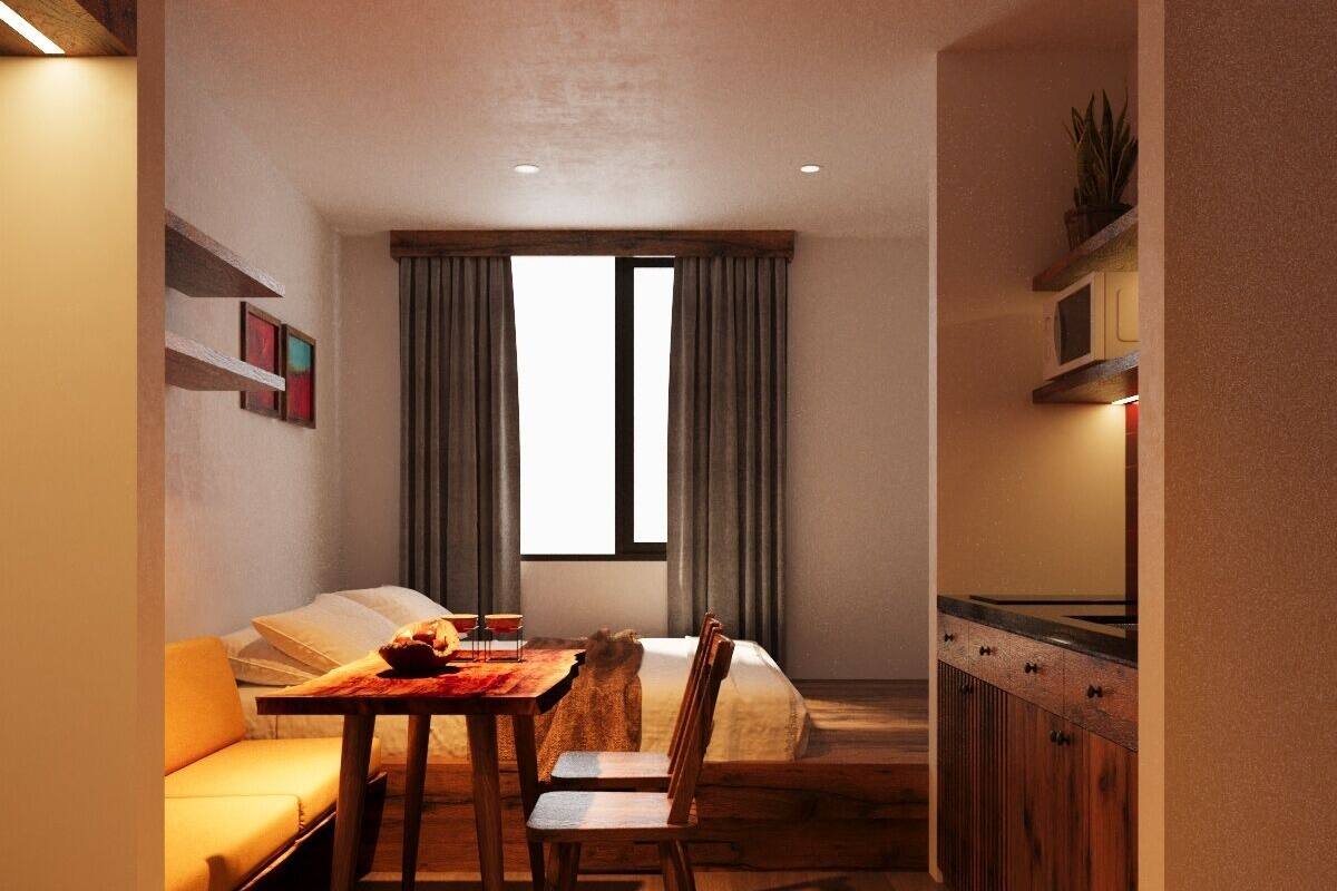 5 bilik tidur, cadar kapas Mesir, peralatan tempat tidur premium