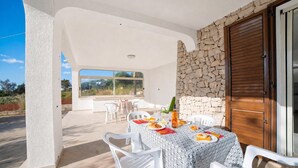 Standaard appartement, 1 slaapkamer, airconditioning (La Conchiglia di Torre Vado with Sea) | Buiten dineren