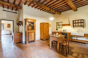 Fridge, oven, stovetop, dishwasher - Family Tuscany Villa with private pool (Civitella in Val di Chiana)