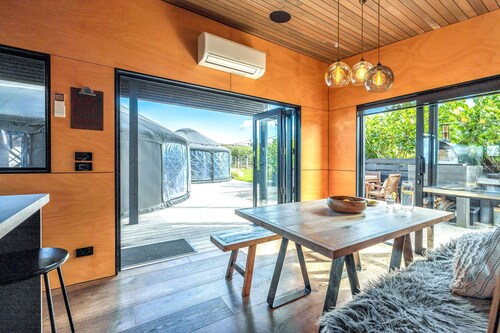 Obsidian Yurt by Waiheke Pure