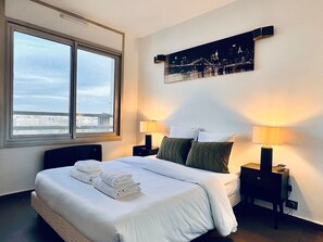 1 soverom, strykejern/-brett, reiseseng for barn og wi-fi