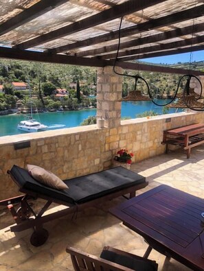 Terrace/patio - Villa More Studioapartment A-10 (Sutivan)