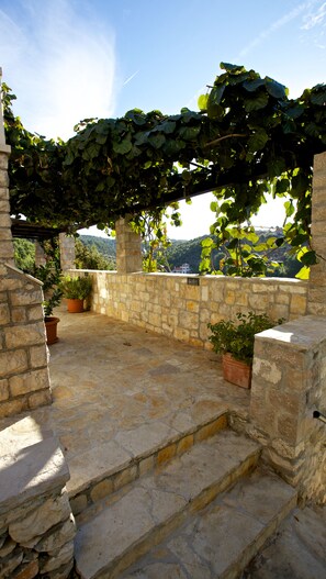 Terrace/patio - Villa More Studioapartment A-10 (Sutivan)