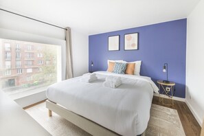 2 bedrooms, iron/ironing board, travel crib, WiFi