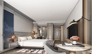 Deluxe Suite, 1 King Bed | Down comforters, minibar, in-room safe, individually decorated - Doubletree By Hilton Yanji (Yanbian)