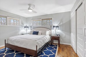 3 habitaciones, cuna de viaje, wifi gratis y ropa de cama 