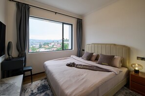 1 habitación, escritorio, tabla de planchar con plancha y wifi