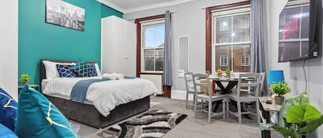 Departamento | 3 habitaciones, tabla de planchar con plancha y wifi gratis