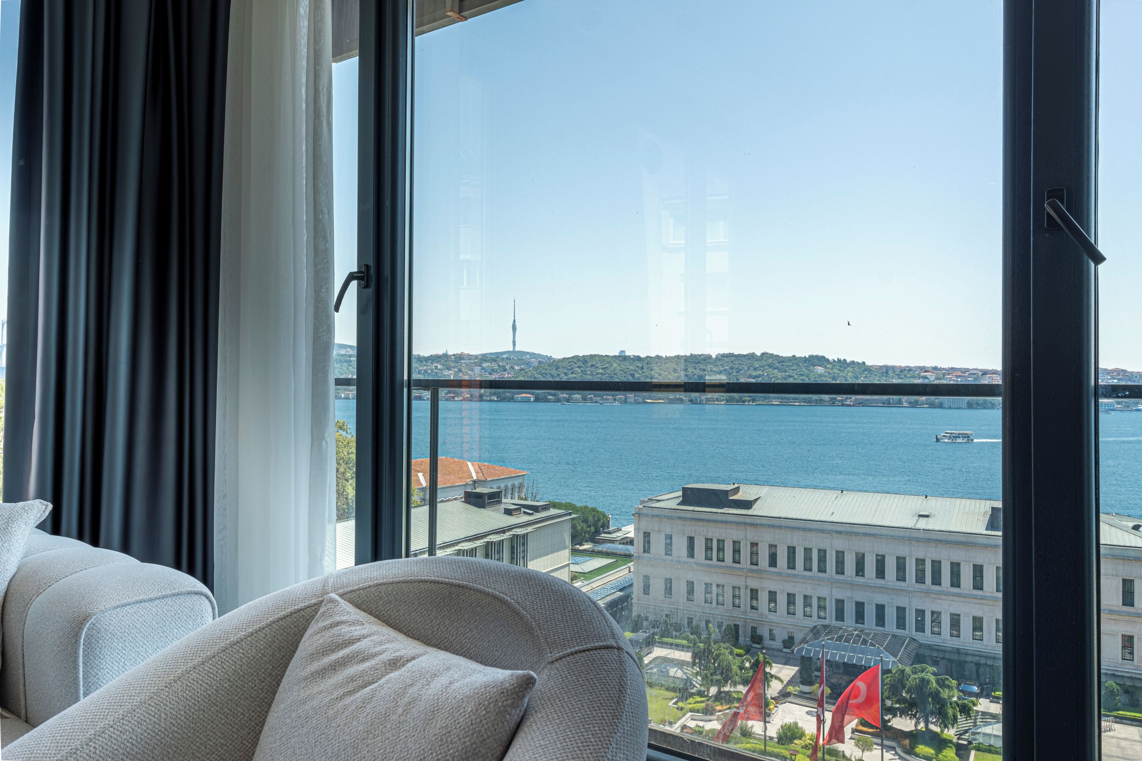 Suíte júnior, 1 cama King, vista para o mar | Vista do quarto