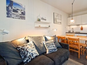 TV - Spacious apartment 6 ppl, balcony, Flaine center (Flaine)