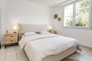 4 habitaciones y ropa de cama 