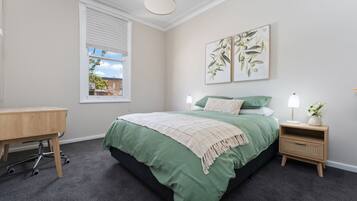 3 bedrooms, iron/ironing board, travel cot, WiFi