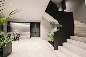 Façade de l’hébergement