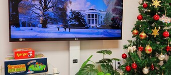 A new building,3 bedrooms,4 beds,2 bathrooms,air conditioning,heating system