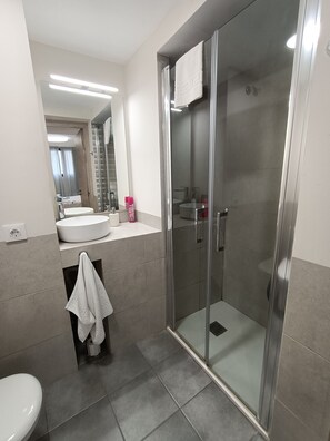 Hair dryer, towels, soap, shampoo - Hostal Rey Mundo (Munebrega)