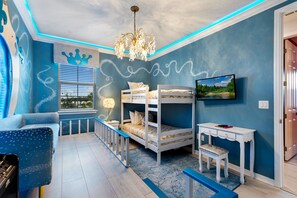 Smart TV, video games, foosball, computer monitors