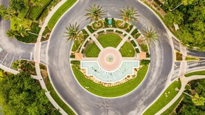 Piscina all'aperto, una piscina riscaldata