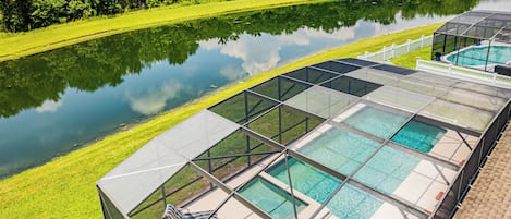 Udendørs pool, opvarmet pool