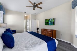 4 bedrooms, iron/ironing board, travel cot, free WiFi