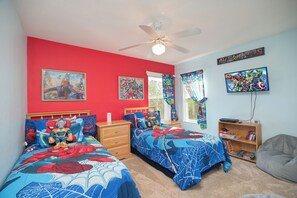 5 bedrooms, desk, iron/ironing board, free WiFi