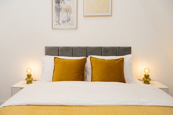 Perushuoneisto, 3 makuuhuonetta | 3 makuuhuonetta, vuodevaatteet