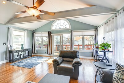 Waterfront Home w/ Dock & Yard in Hampton!