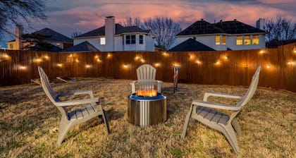 Stylish One Level Home Ping Pong Foosball Yard