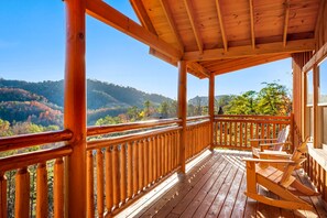Apartment | Terrace/patio - Exquisite Getaway w Indoor Pool Theater (Sevierville)