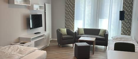 Standard tvåbäddsrum | 1 sovrum, ljudisolering, strykjärn/strykbräda och gratis wi-fi