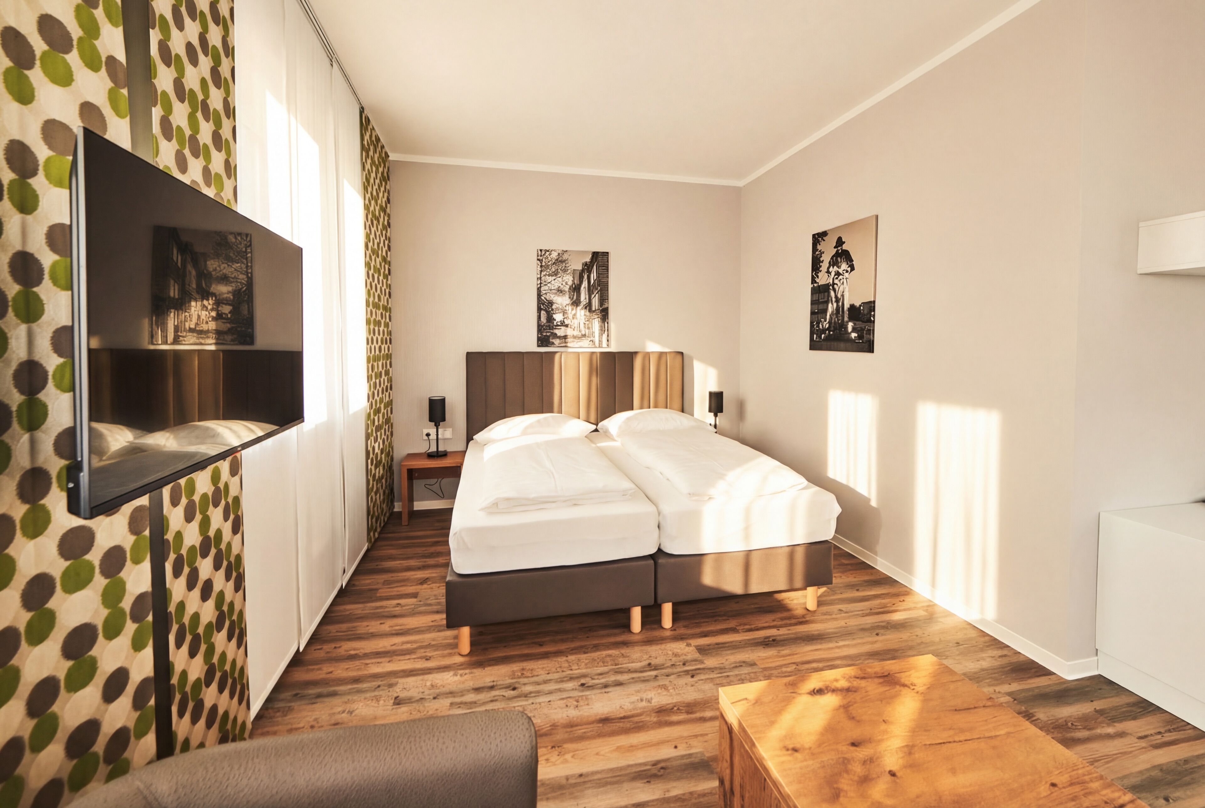 Appartement Confort | Literie hypoallergénique, bureau