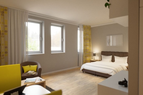 Chambres insonorisées, fer et planche à repasser, Wi-Fi gratuit