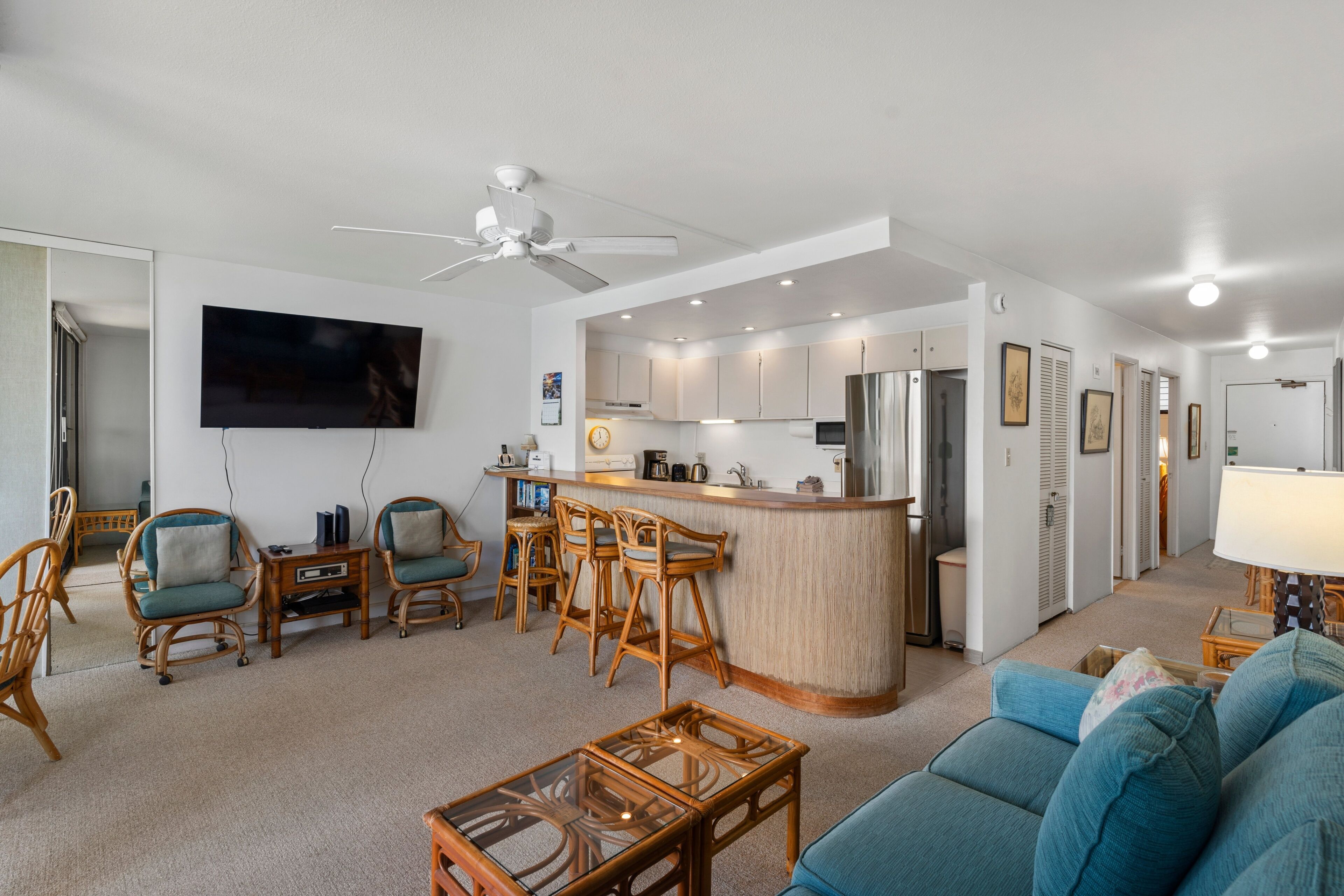 Condo, 1 chambre | Aire de séjour