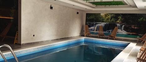 Apartment, 1 Schlafzimmer, barrierefrei, eigener Pool | Pool | Innenpool