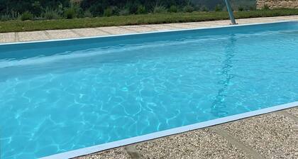 Apartment for 6+1 people with pool, wifi and barbecue nestled in the hills