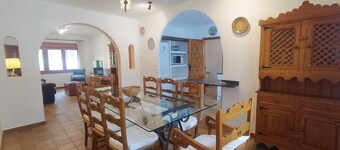 House surrounded by pine trees five kilometers from motorland in a very quiet village